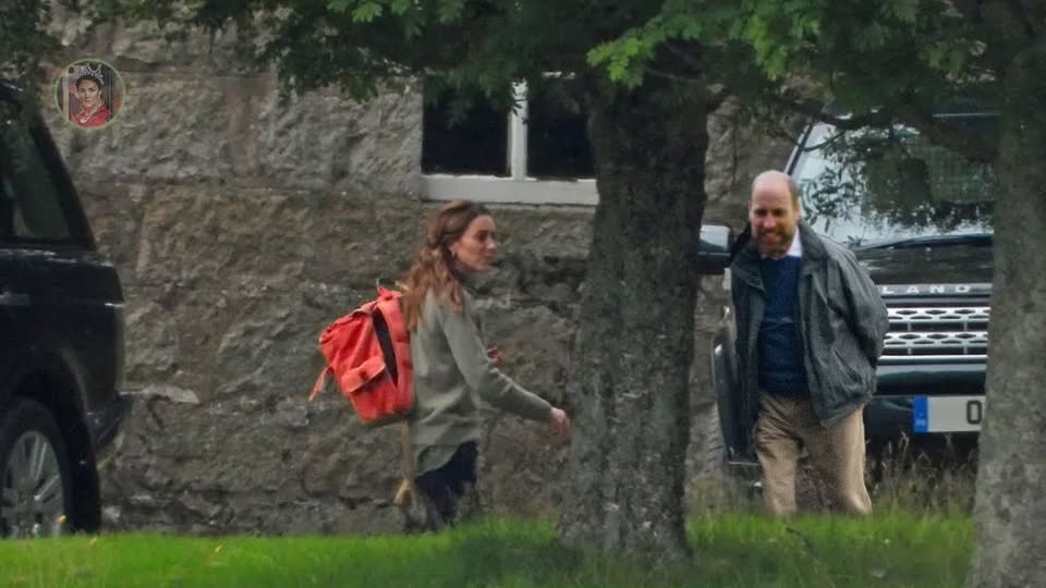 Catherine And William SPOTTED Appeared Balmoral with Their Three Children -George, Charlotte & Louis