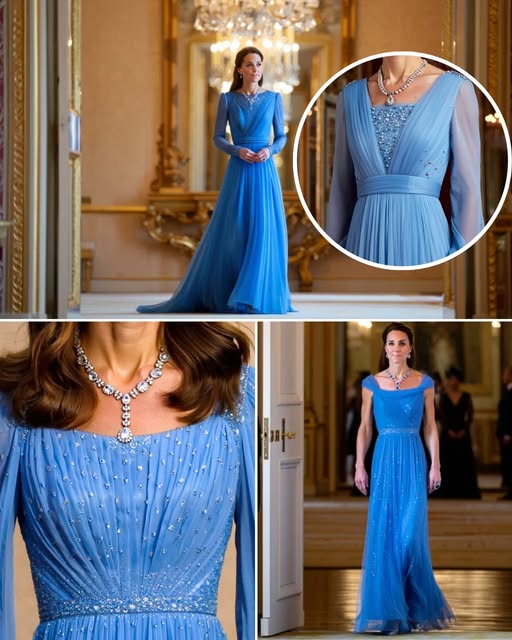 The Frozen Fairytale When Princess Catherine stepped into the ballroom, the world fell silent.