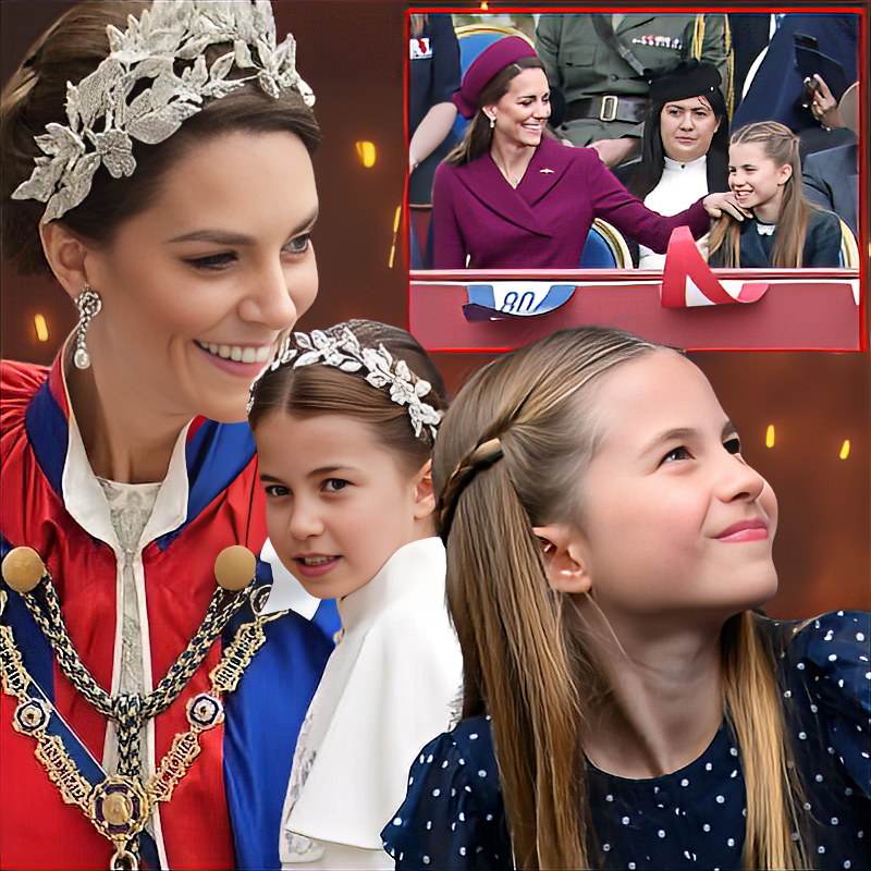 Catherine, Princess of Wales, impressed by the latest news about her daughter, Princess Charlotte.