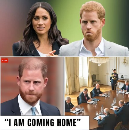 ROYAL SHOCK OF THE CENTURY: Prince Harry RUSHES Back to UK as Palace Prepares to Strip Sussexes of All Titles — Then Takes the UNTHINKABLE Action, Leaving Royals and Public STUNNED!