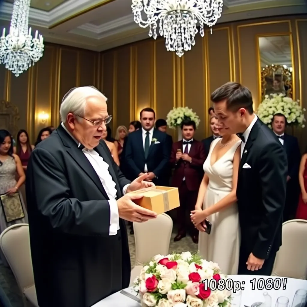 My ex-husband called me a gold digger at his wedding, trying to publicly humiliate me. He didn’t know I brought a gift, not for him, but for his new father-in-law, a judge. When the judge opened the box and read the first page, the entire room went silent as he looked at my ex with pure ice in his eyes…