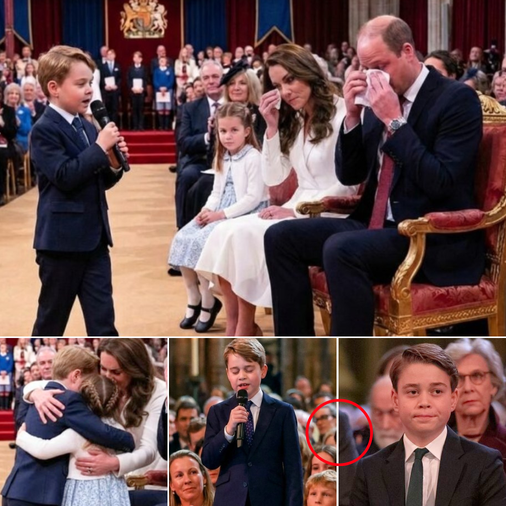 “Mother, this song is for you.” 👑🎤 In a breathtaking and rare moment at Windsor Castle, Prince George took center stage to deliver a stunning musical tribute to his mother, Kate Middleton. The young Prince left the entire Royal Evening in awe, his voice filled with emotion as he honored Kate’s strength and love. There wasn’t a dry eye in the house, including the Princess of Wales herself, as the future King showed the world the powerful bond shared by the Wales family. A truly unforgettable night! 💙🏛️✨