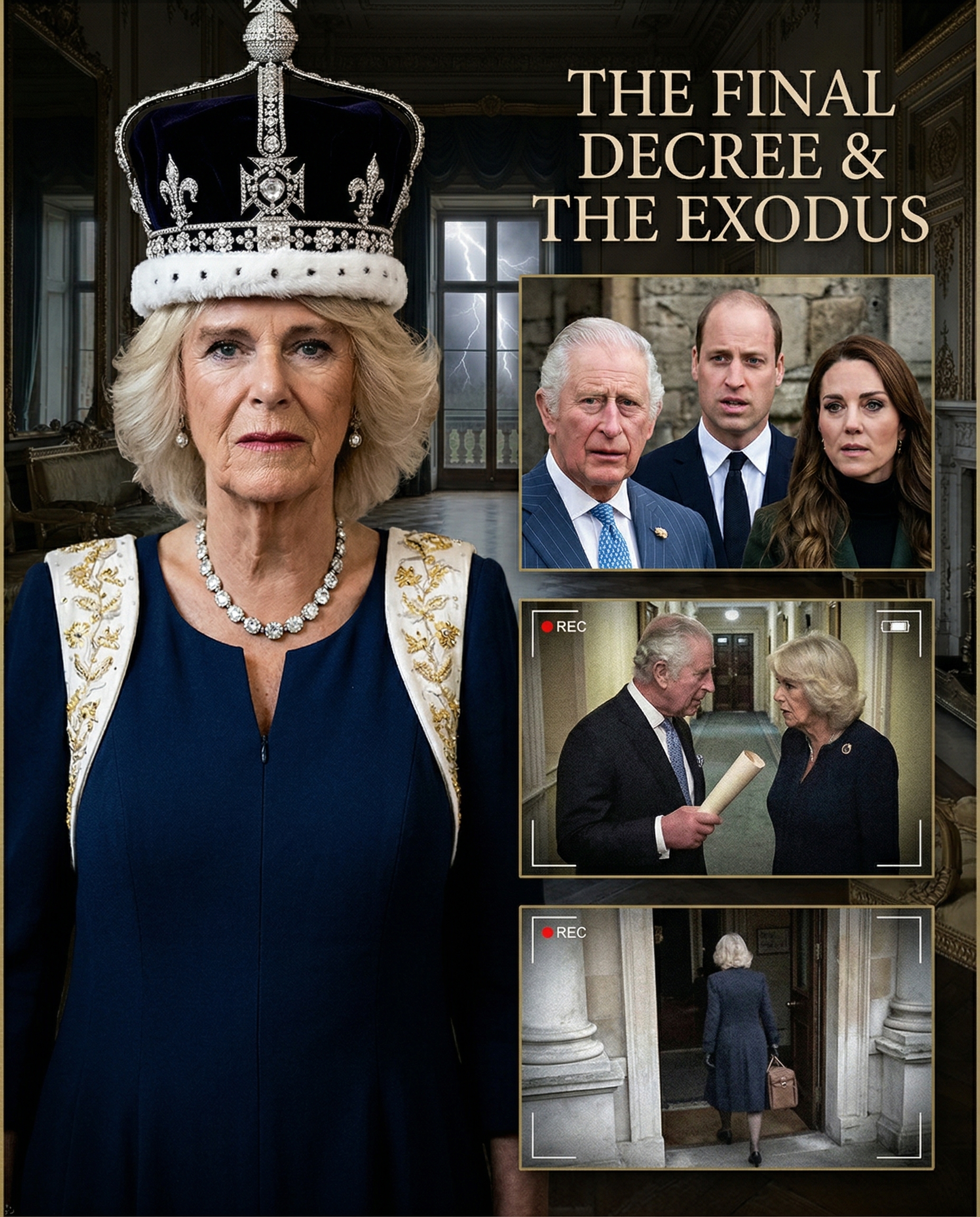 Camilla Says Goodbye To Buckingham Palace After King Charles’s Unprecedented Move Of Royal Title Left Catherine and William SPEECHLESS