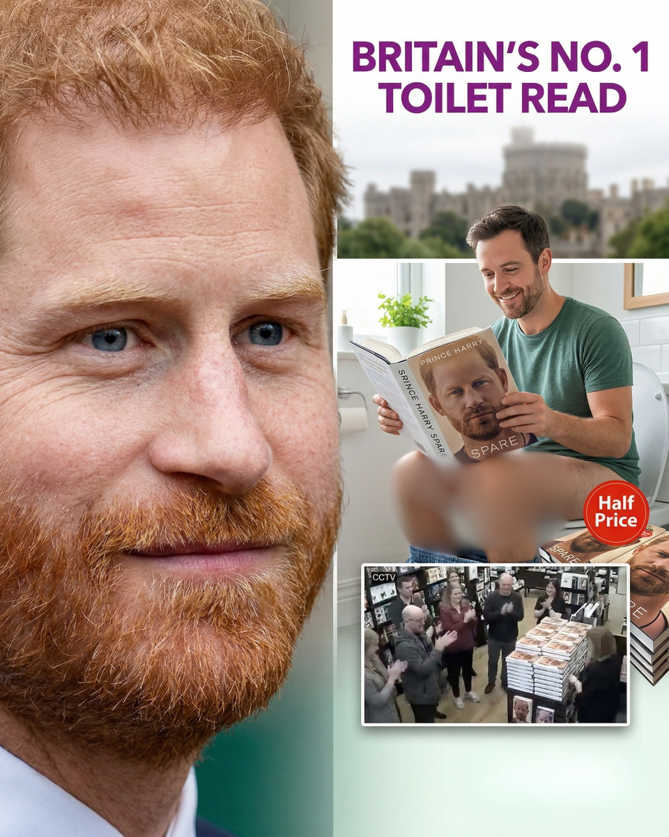Prince Harry named ‘first in line to the throne’ as people take Spare to toilet