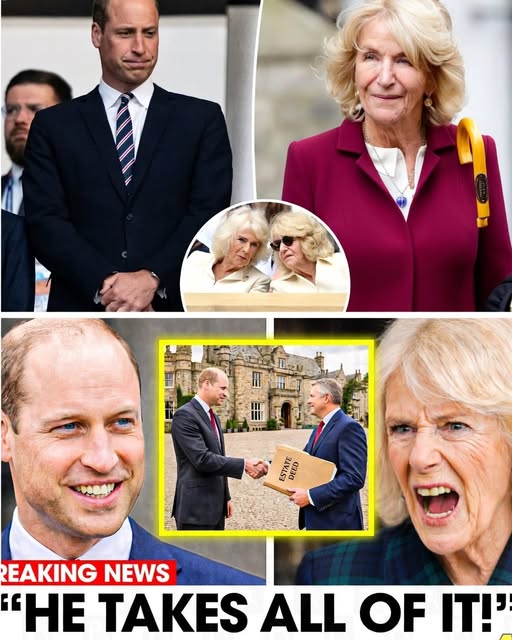 “William Becomes the New Custodian of the Queen’s Estate as Shock Ripples Through Royal Circles and Camilla’s Inner Circle Is Left Reeling, With Insiders Whispering That a Quiet but Monumental Shift in Power Has Just Redrawn the Map of Royal Influence -KK In a turn that feels both inevitable and deeply disruptive, the narrative suggests a carefully orchestrated transition where Prince William steps into a position of immense responsibility, while those closest to Camilla are said to be blindsided, sparking a wave of uncertainty, speculation, and emotional fallout as the balance of legacy and authority tilts in a direction few expected. The full story is in the comments below. “