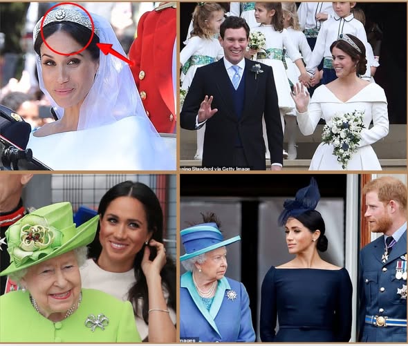 ““NOT FOR THAT…” — A reported exchange between Meghan and the Queen is now sparking fresh discussion… It’s claimed Meghan asked to borrow a royal diamond tiara ahead of a hair appointment — a request that reportedly caught attention inside the palace. On the surface, it may seem like a simple ask. But the Queen’s shocking response? Full details in the comment”