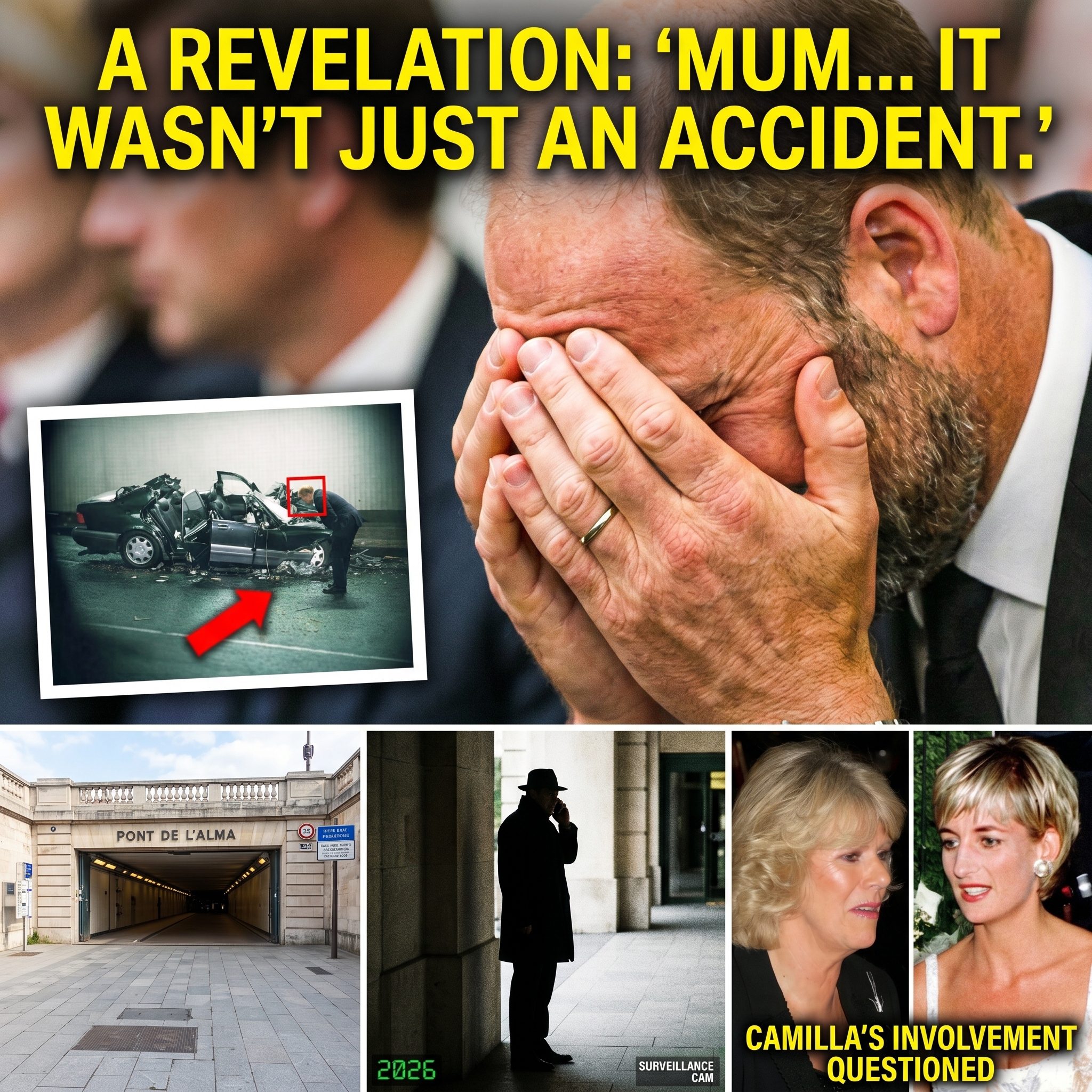 Prince William Reopens Diana’s Case After Secret Witness Emerges – Camilla’s Name Surfaces in Shocking New Evidence.