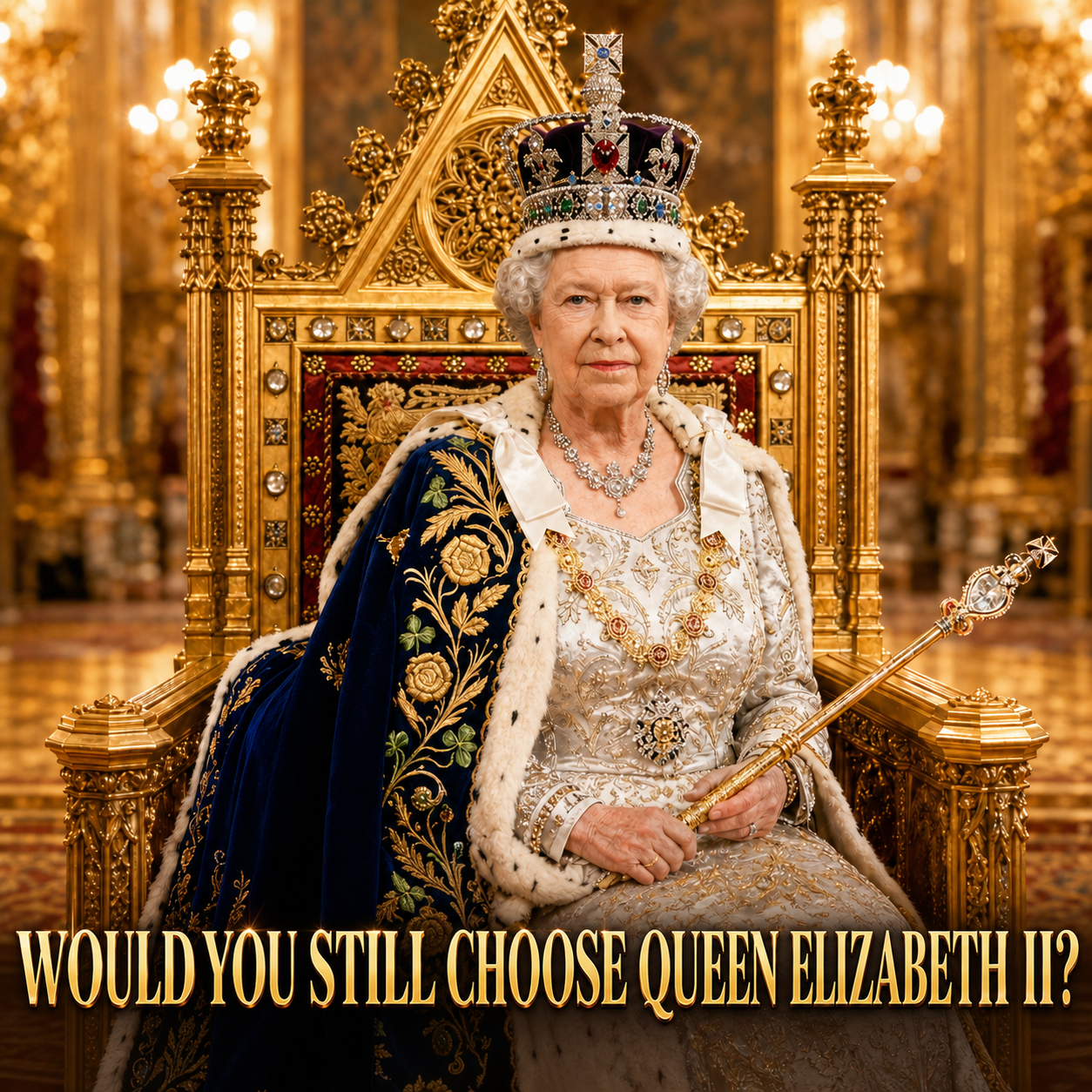 IF WE COULD TURN BACK TIME, WOULD YOU STILL CHOOSE QUEEN ELIZABETH II AS OUR QUEEN? 👑